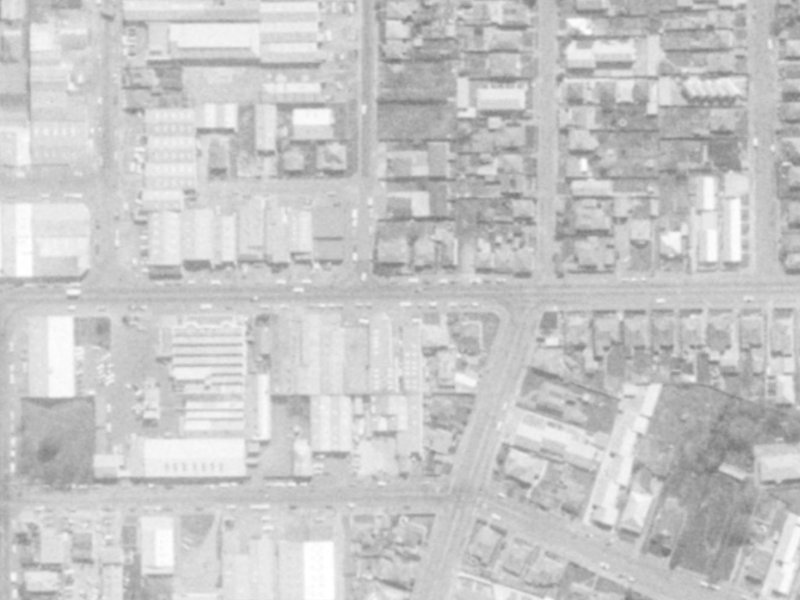 Tuam Street from the air, 1975-1979