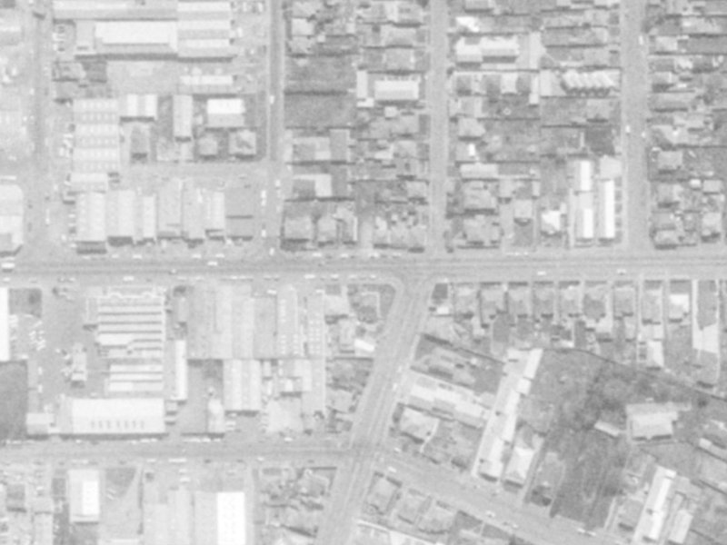 486 Tuam Street from the air, 1975-1979