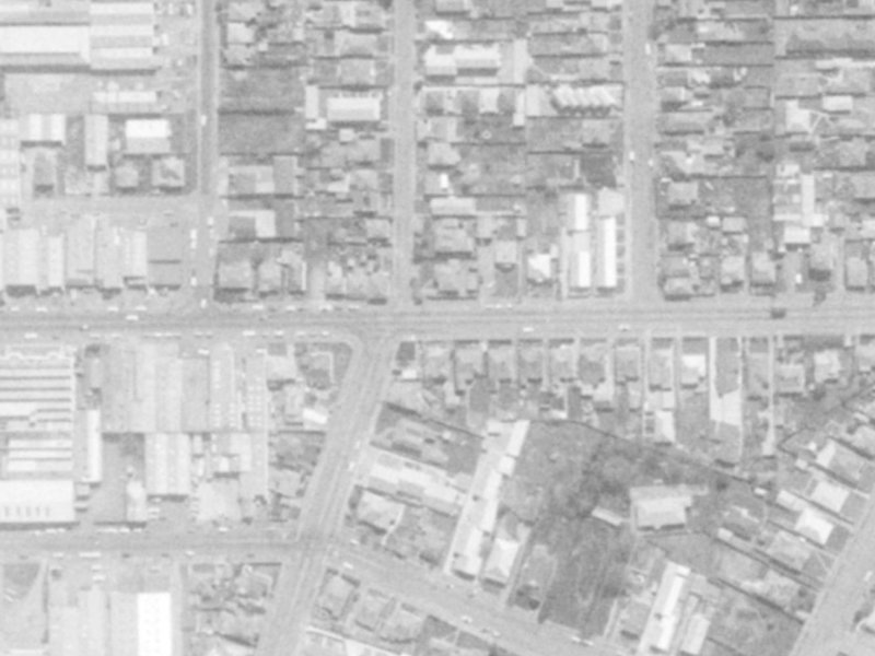 494 Tuam Street from the air, 1975-1979