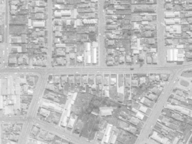 512 Tuam Street from the air, 1975-1979