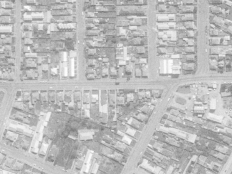 524 Tuam Street from the air, 1975-1979