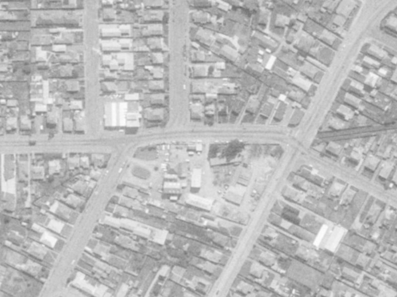 503-509 Tuam Street from the air, 1975-1979