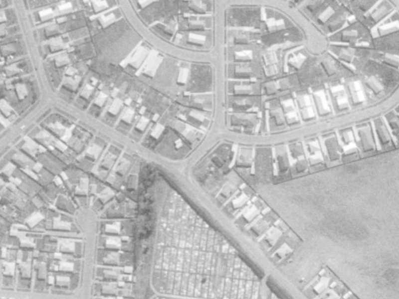 4 Korora Street from the air, 1975-1979