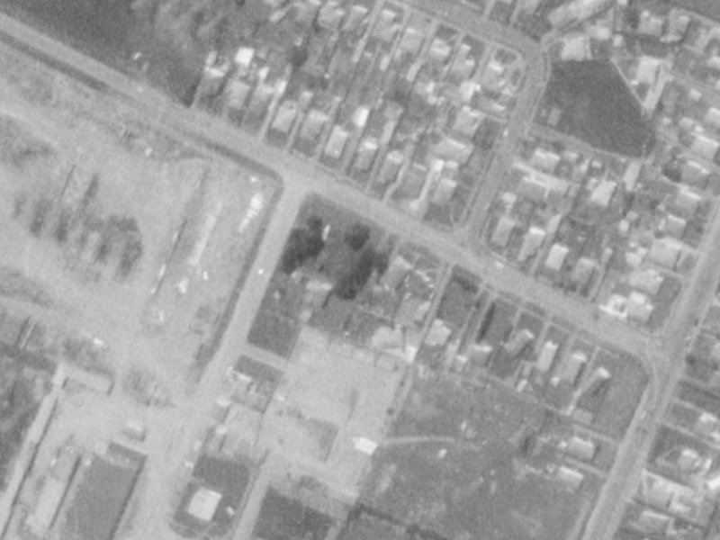 21 Roberts Road from the air, 1975-1979