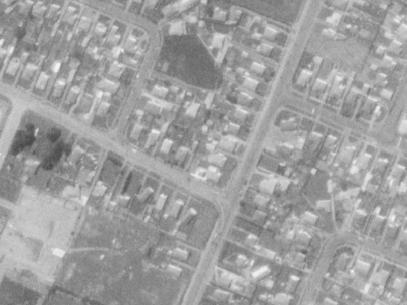 69 Gilberthorpes Road from the air, 1975-1979