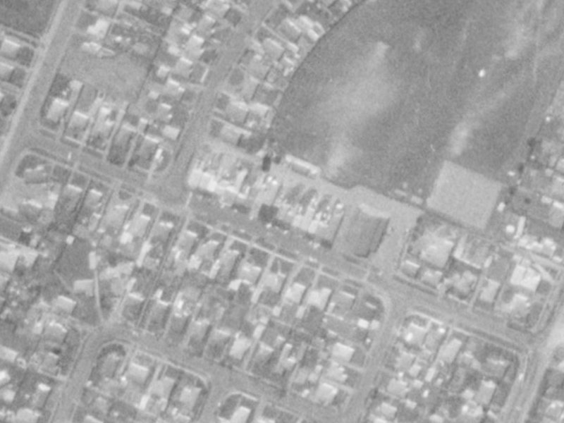 Wycola Avenue from the air, 1975-1979