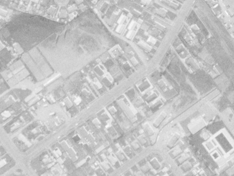 122 Middlepark Road from the air, 1975-1979