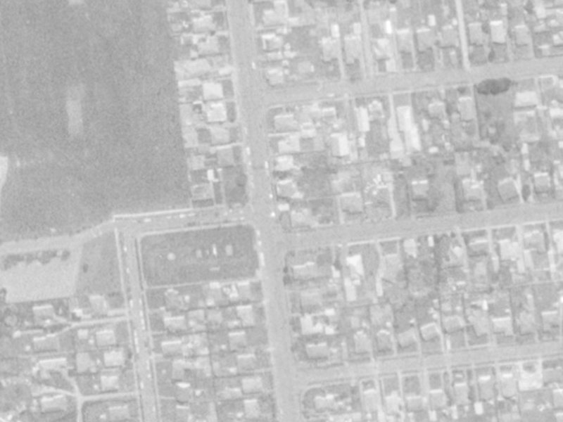 Curletts Road from the air, 1975-1979
