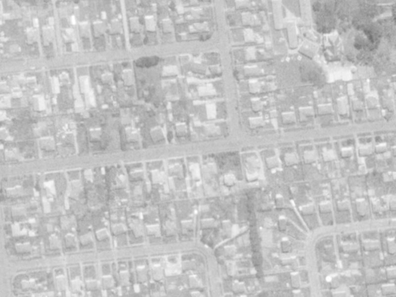 22-26 Suva Street from the air, 1975-1979