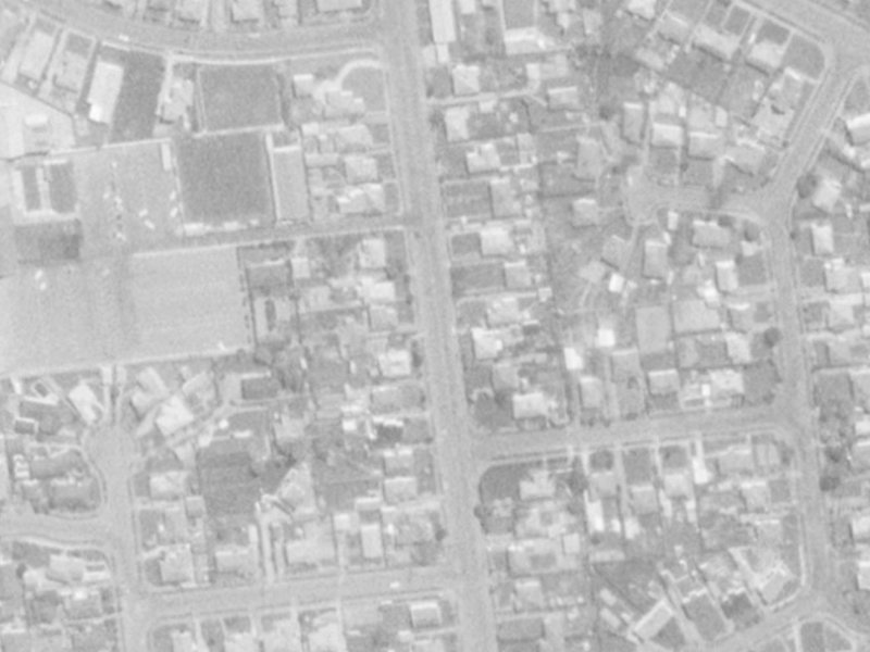 53A Wharenui Road from the air, 1975-1979
