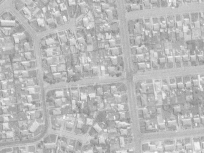 120A Elizabeth Street from the air, 1975-1979