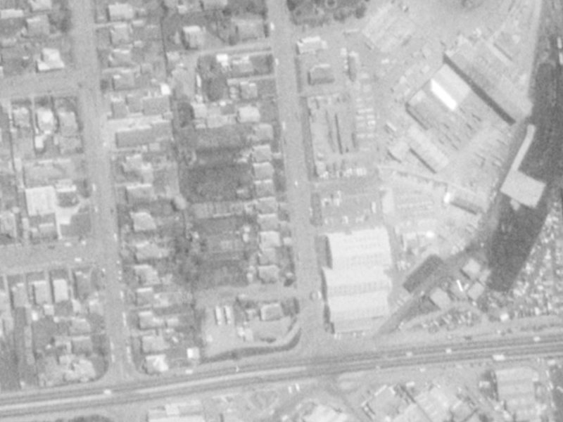 21 Mandeville Street from the air, 1975-1979