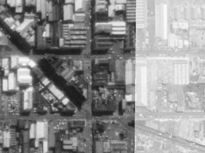 196 Madras Street from the air, 1975-1979
