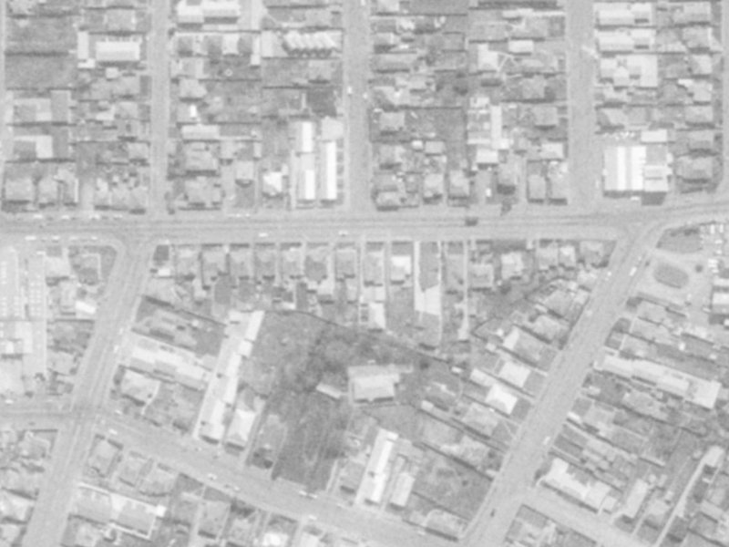 514 Tuam Street from the air, 1975-1979