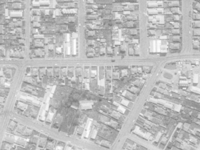 520 Tuam Street from the air, 1975-1979