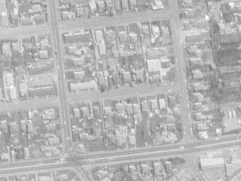 16B Lyndon Street from the air, 1975-1979