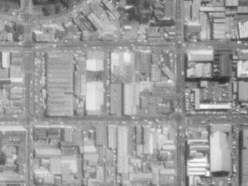 129 Saint Asaph Street from the air, 1975-1979
