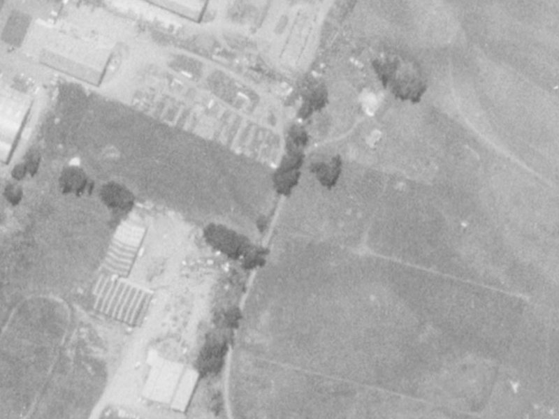 128A Waterloo Road from the air, 1975-1979