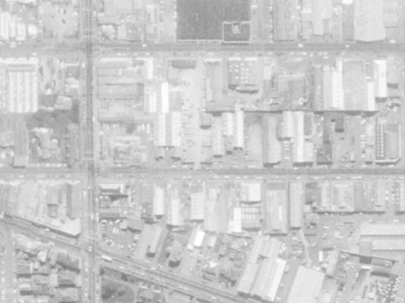 345 St Asaph Street from the air, 1975-1979
