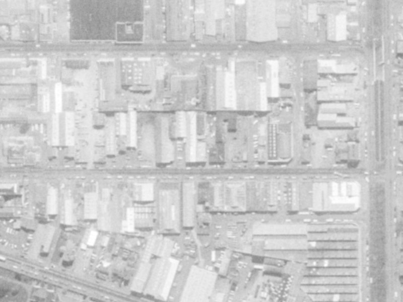 371 Saint Asaph Street from the air, 1975-1979