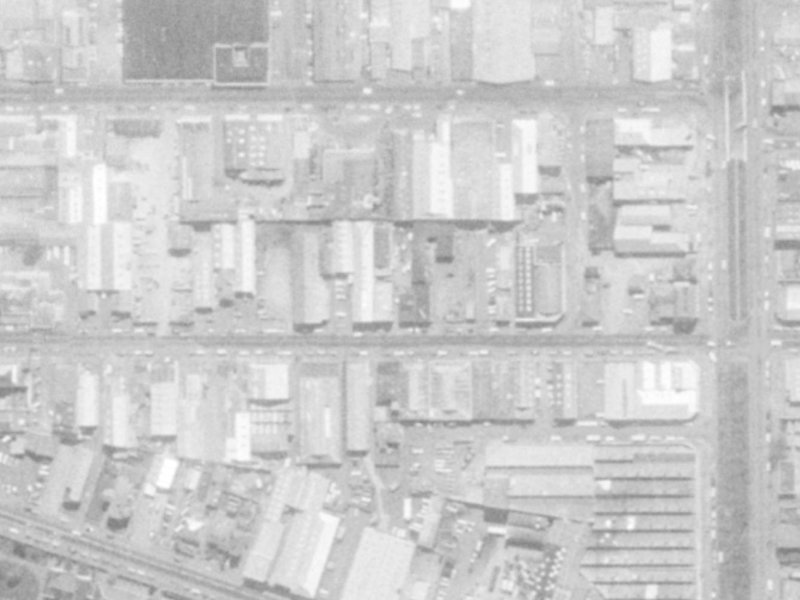 371 St Asaph Street from the air, 1975-1979