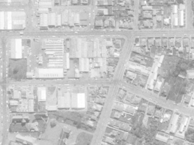 503 St Asaph Street from the air, 1975-1979