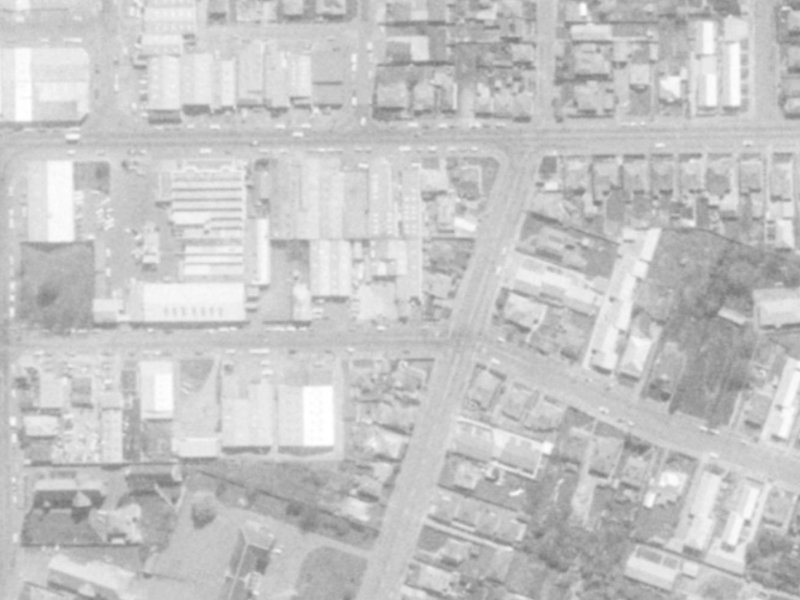 505 St Asaph Street from the air, 1975-1979