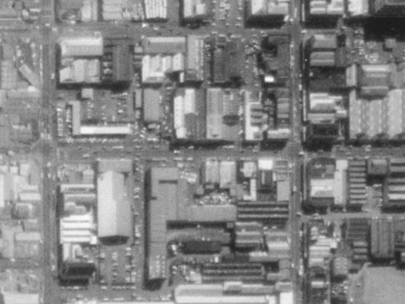 171 St Asaph Street from the air, 1975-1979
