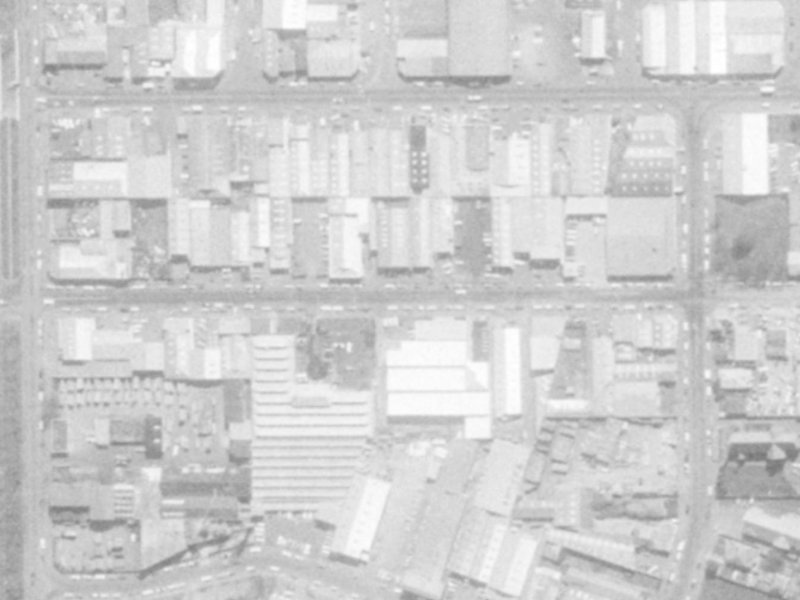 420 St Asaph Street from the air, 1975-1979