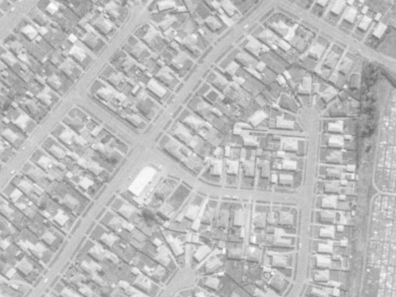 12 Walcot Street from the air, 1975-1979