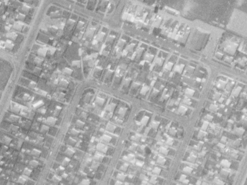 47 Amuri Street from the air, 1975-1979