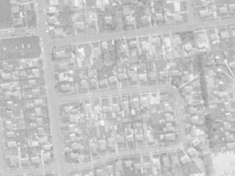 12 Hillary Crescent from the air, 1975-1979