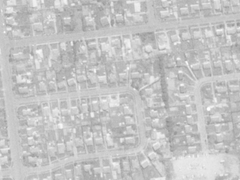18 Hillary Crescent from the air, 1975-1979