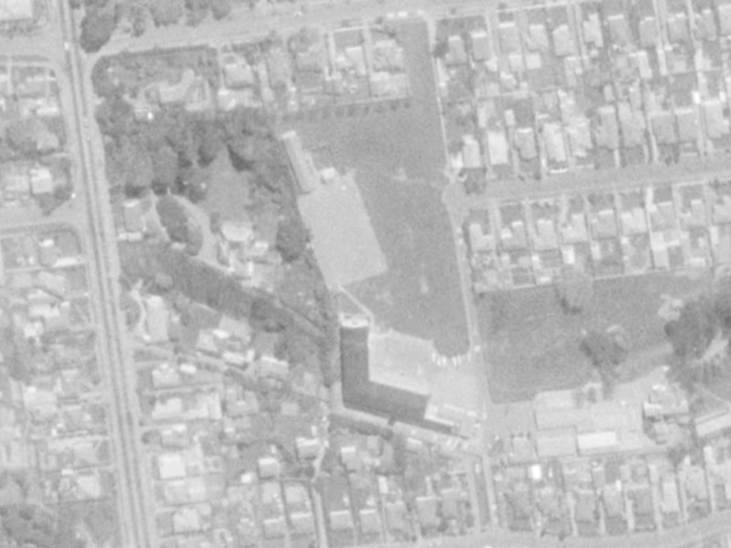 50 Acacia Avenue from the air, 1975-1979