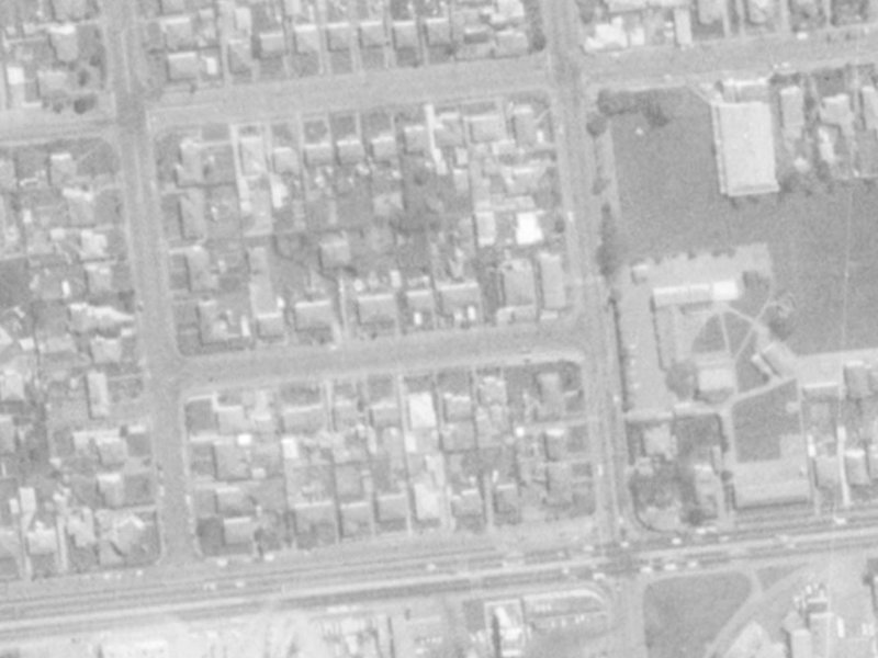 6 Rex Street from the air, 1975-1979