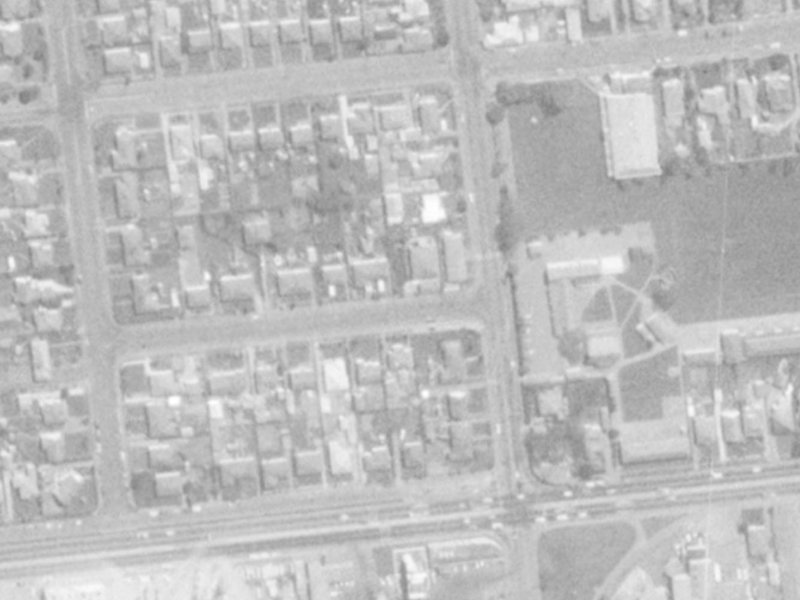 5 Rex Street from the air, 1975-1979