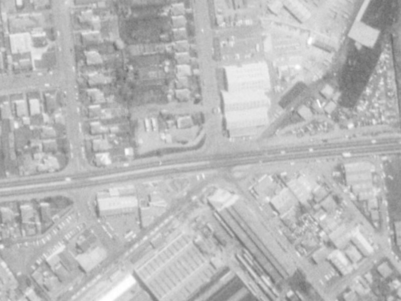 66R Blenheim Road from the air, 1975-1979