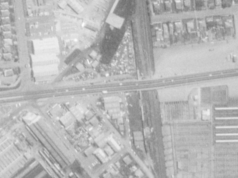 7 Pope Street from the air, 1975-1979