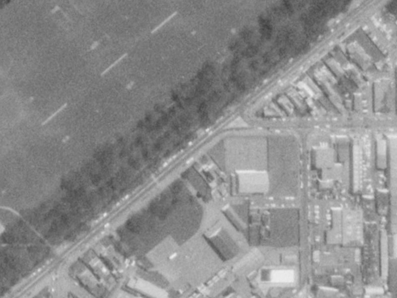 510C Hagley Avenue from the air, 1975-1979