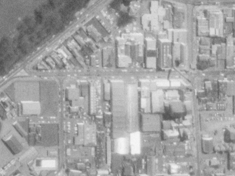 26 St Asaph Street from the air, 1975-1979