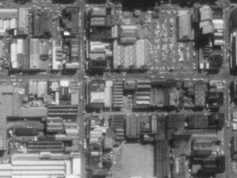 192 Saint Asaph Street from the air, 1975-1979