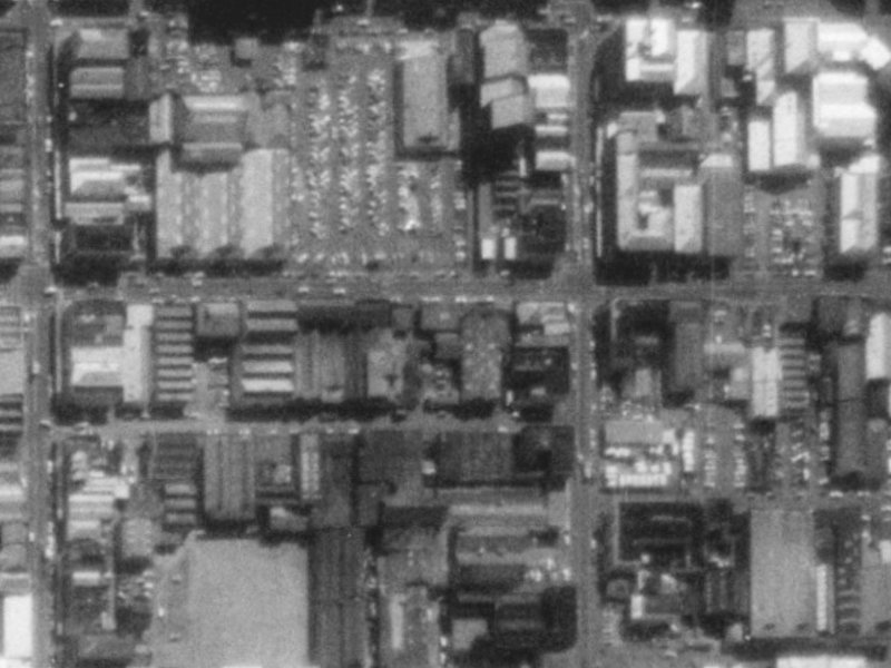 220 St Asaph Street from the air, 1975-1979
