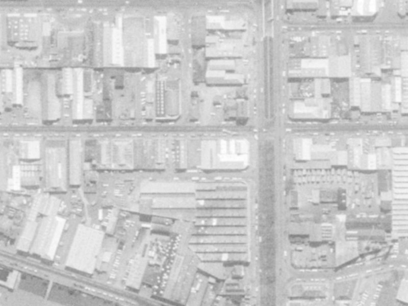 362 Saint Asaph Street from the air, 1975-1979