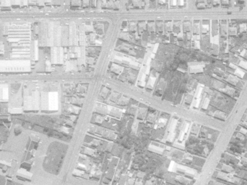 494 Saint Asaph Street from the air, 1975-1979