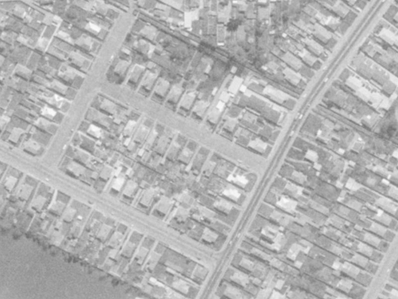 24 Newcastle Street from the air, 1975-1979