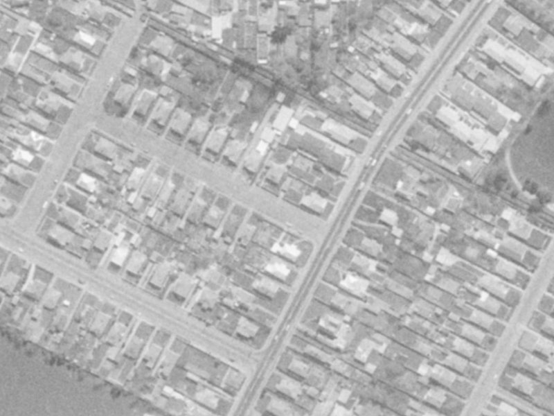 30A Newcastle Street from the air, 1975-1979