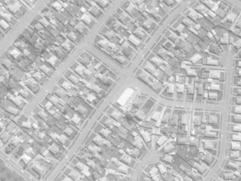26 McGregors Road from the air, 1975-1979