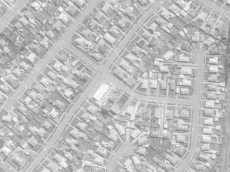21E Walcot Street from the air, 1975-1979