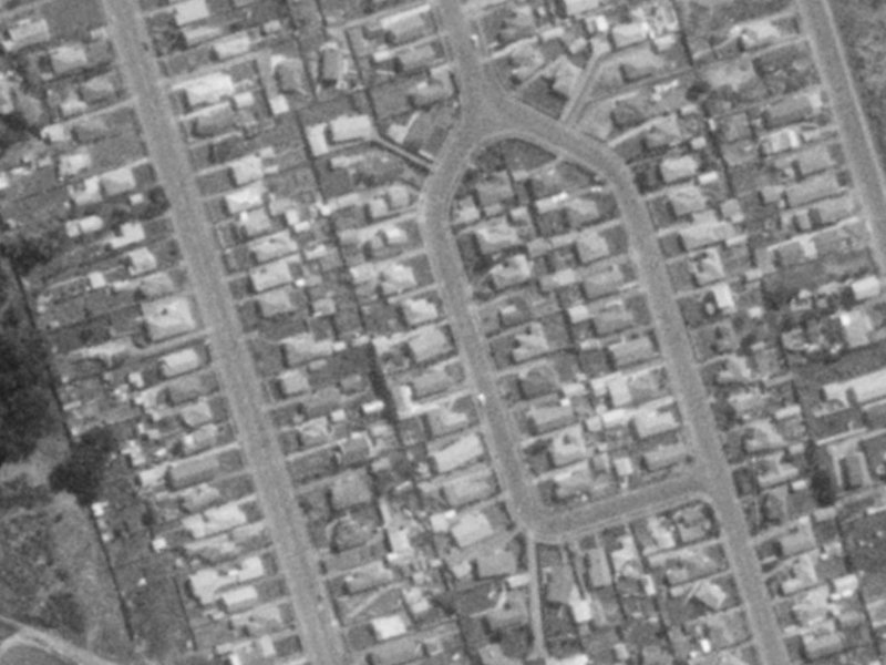 16 Malta Crescent from the air, 1975-1979