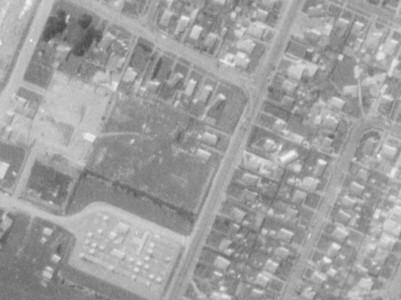 51 Gilberthorpes Road from the air, 1975-1979